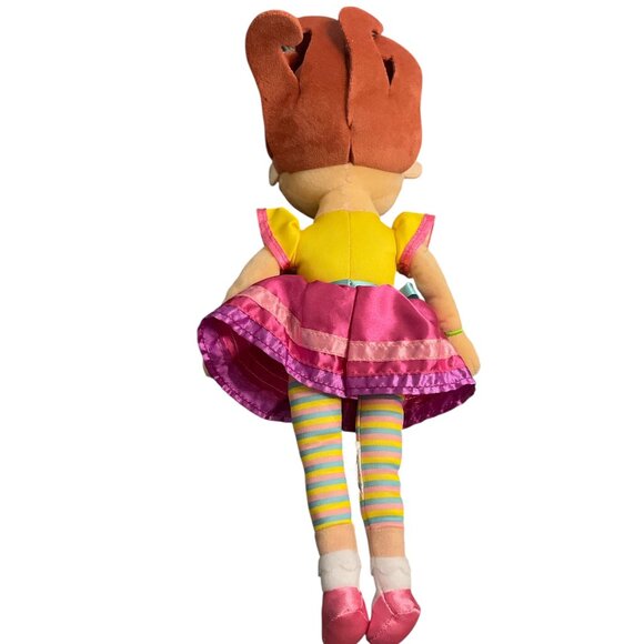 DISNEY JUNIOR Plush Doll Fancy Nancy Embroidered Facial Features 14" - Picture 2 of 5